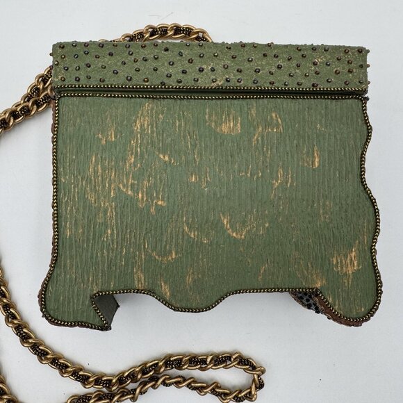 Mary Frances Bag Womens Beaded Music Instruments Shoulder Crossbody Chain Purse - Picture 9 of 13